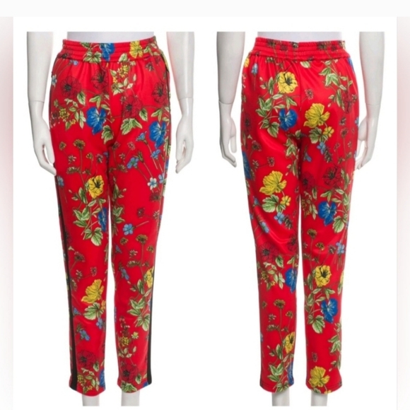 Alice + Olivia Floral Muticolor Straight Pant Size XS NWOT - Picture 4 of 10
